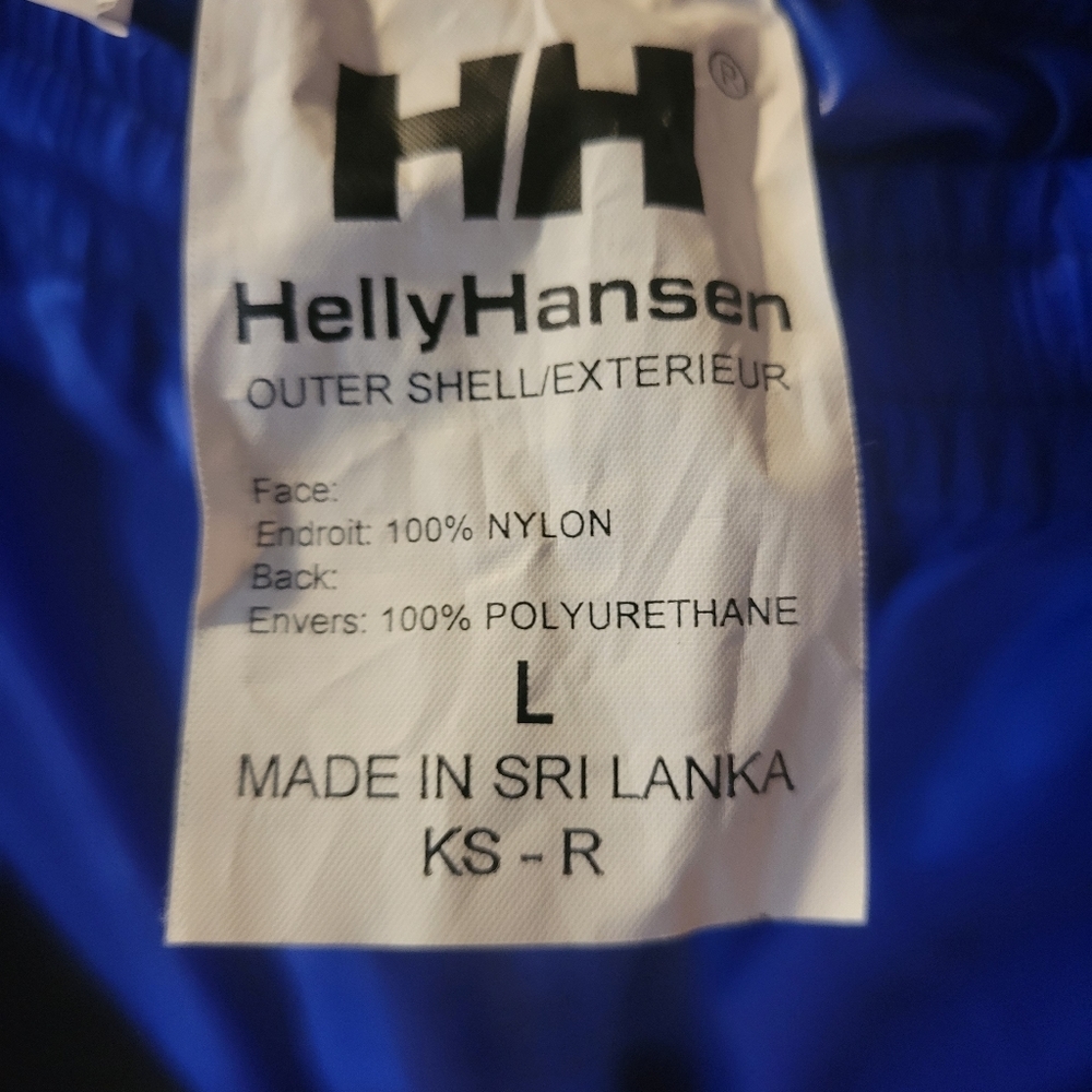 Helly Hansen Packable Royal Blue Outer Shell Pant… - image 5